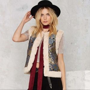 Nasty Gal Tomorrow’s Dream Jacquard Vest